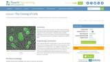 The Cloning of Cells The Cloning of Cells