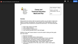 Career and Technical Ed. CATE Unit Plan Career and Technical Ed. CATE Unit Plan