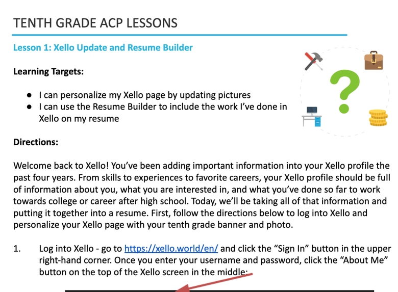 tenth-grade-acp-lesson-1-xello-update-and-resume-builder-wiselearn