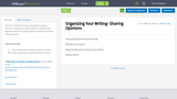 Organizing Your Writing- Sharing Opinions