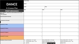 Dance Lesson Plan Templates Dance Lesson Plan Templates