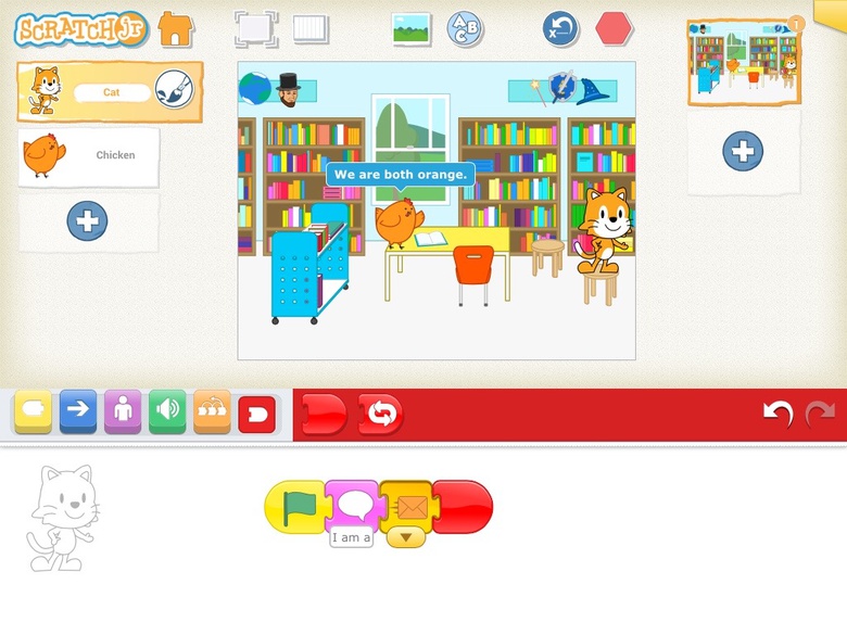 Compare and Contrast with Scratch Jr. (for K-2nd)