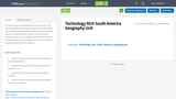 Technology Rich South America Geography Unit Technology Rich South America Geography Unit